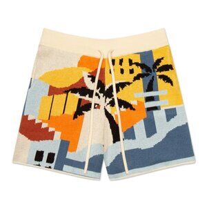 Rare Havana Sunset Knit Shorts | MAVRANS | Size M NWT